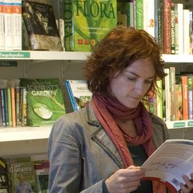 Couple browsing at the Botanical Bookshop